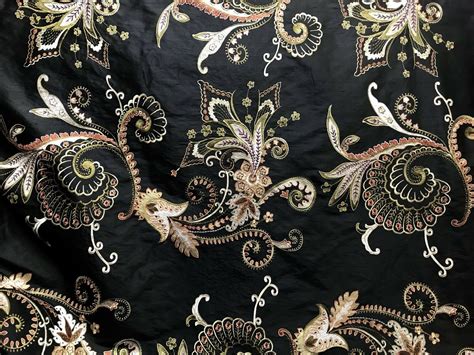 Embroidered Taffeta Fabric 